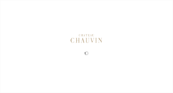 Desktop Screenshot of chateauchauvin.com